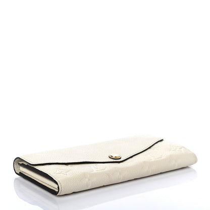 Louis Vuitton Empreinte Sarah Wallet NM Ivory 3 of 5