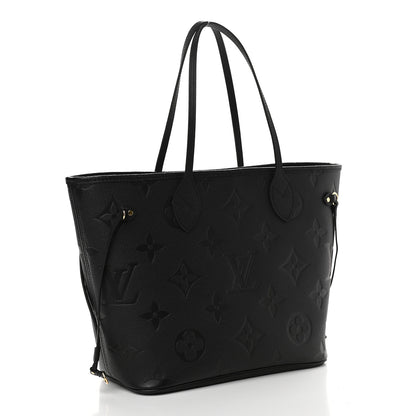 Louis Vuitton Empreinte Monogram Giant Neverfull MM Black 4 of 9
