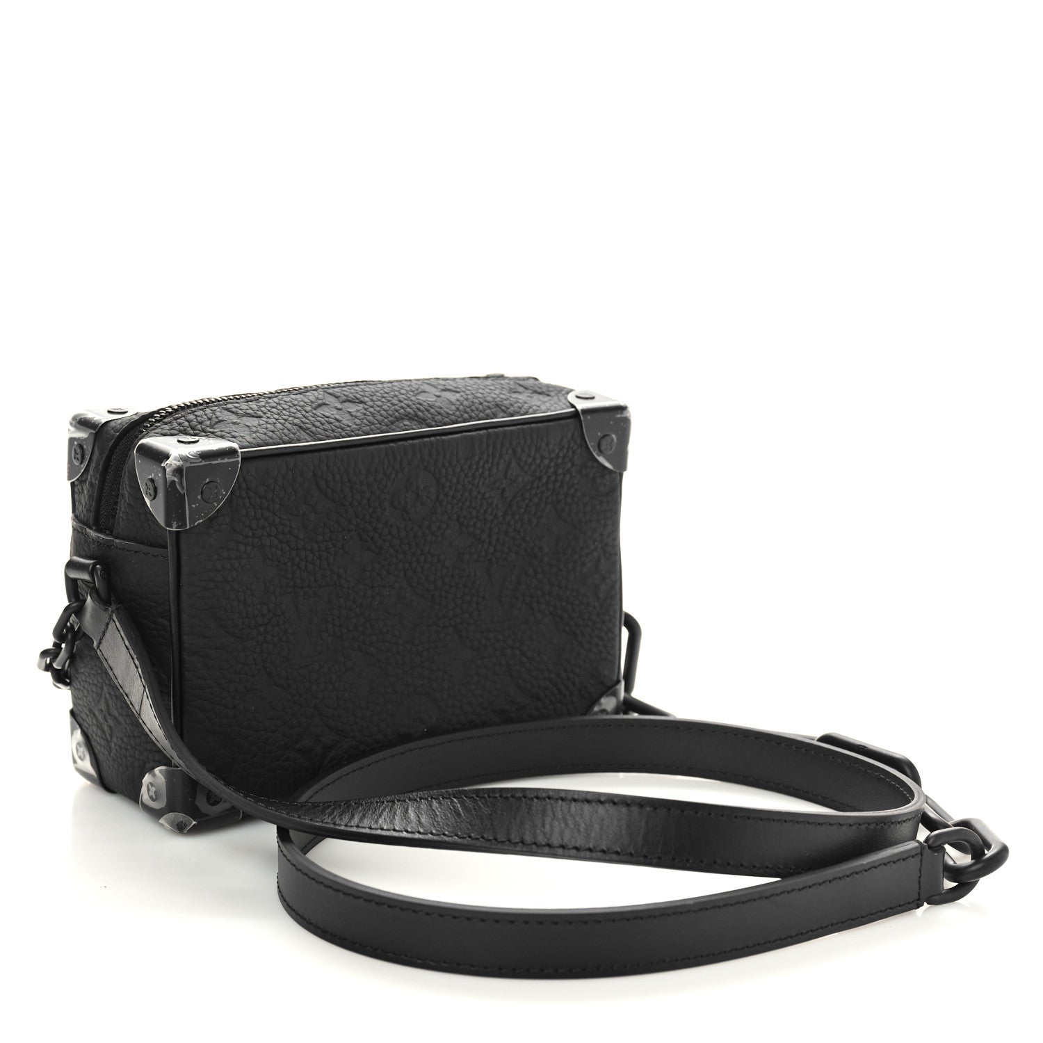 Louis Vuitton Taurillon Monogram Mini Soft Trunk Black 3 of 10