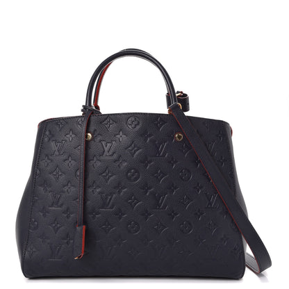 Louis Vuitton Empreinte Montaigne GM Marine Rouge 1 of 7