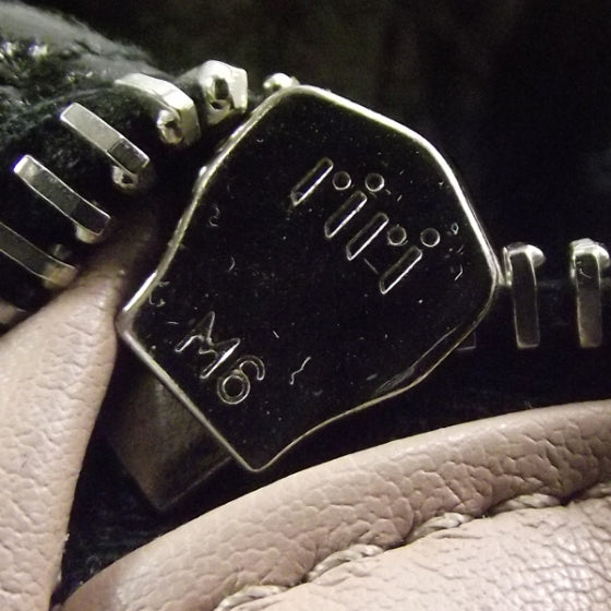 Vitello Shine Turnlock Flap Shoulder Bag Black