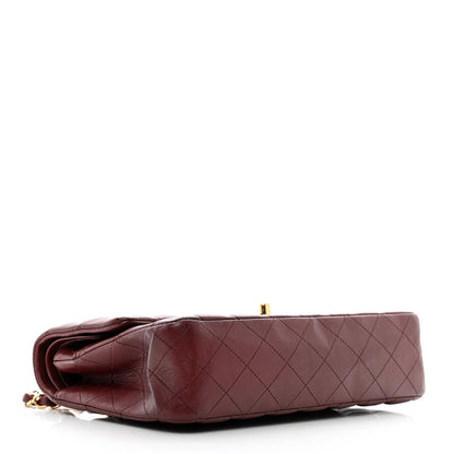 Chanel Lambskin Quilted Medium Double Flap Burgundy 4 of 13