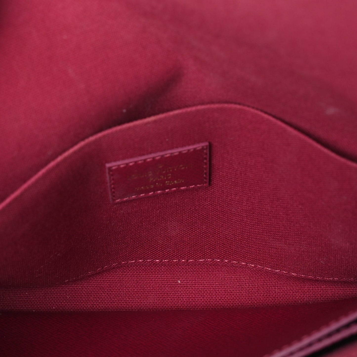Monogram Pochette Felicie Chain Wallet  Fuchsia