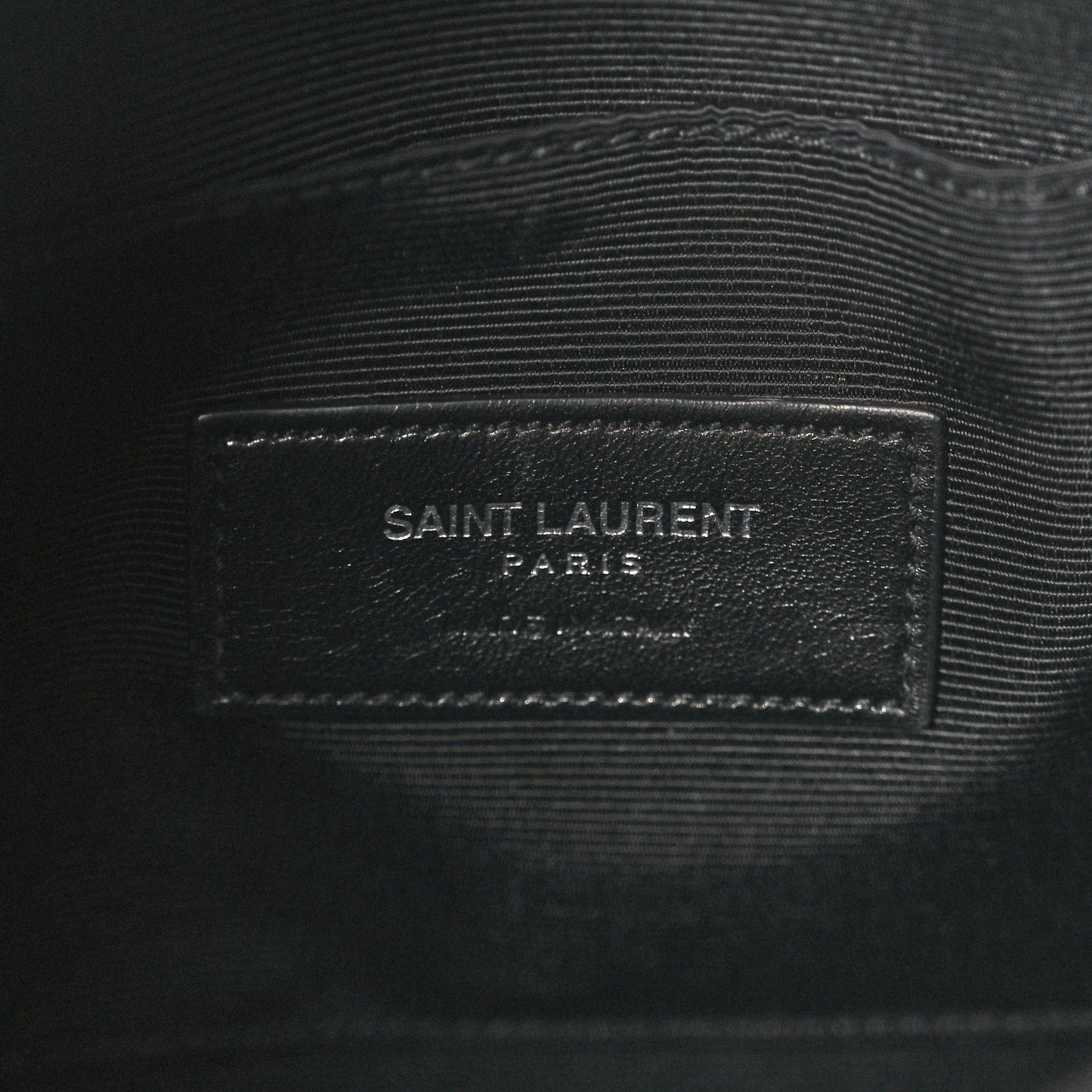 Grained Calfskin Baby Sac De Jour Black