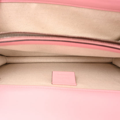Gucci Azalea Calfskin Enamel Small Dionysus Shoulder Bag New Cherry Red Wild Rose Off White 5 of 7