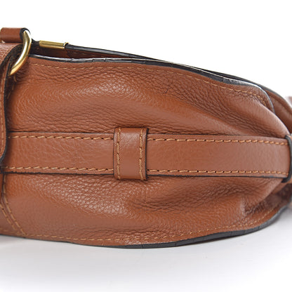 Chloe Calfskin Mini Marcie Round Crossbody Bag Tan 10 of 13
