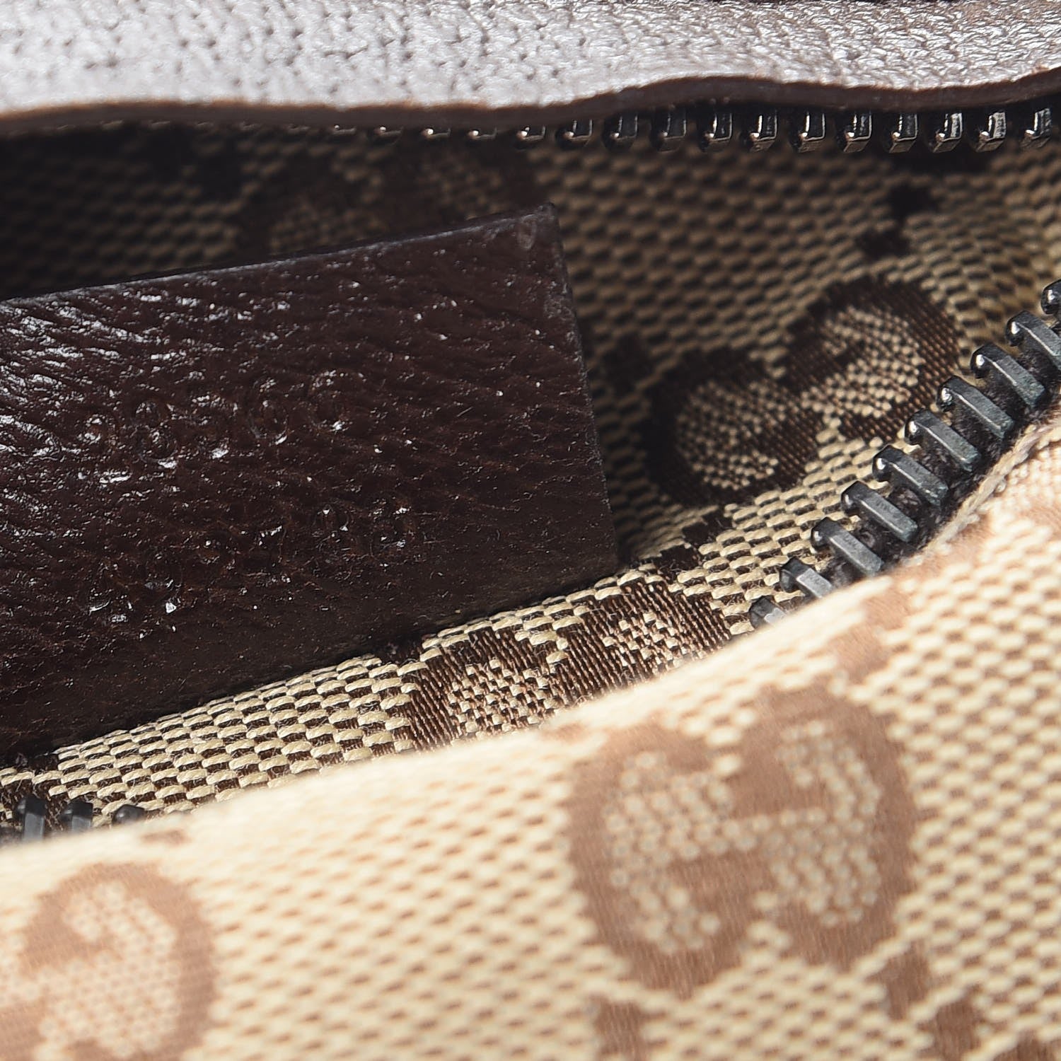 Gucci Monogram Web Belt Bag Dark Brown 7 of 9