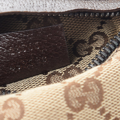 Gucci Monogram Web Belt Bag Dark Brown 7 of 9