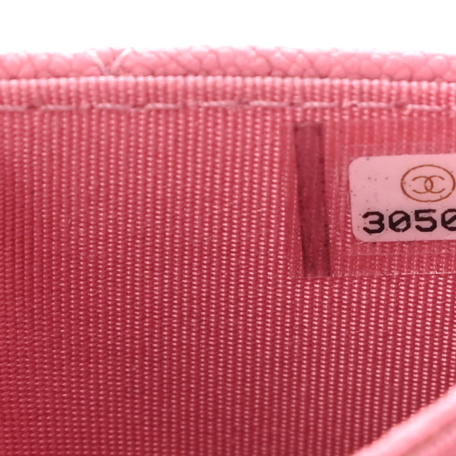 Chanel Caviar Quilted Boy Flap Card Holder Wallet Light Pink 8 of 11