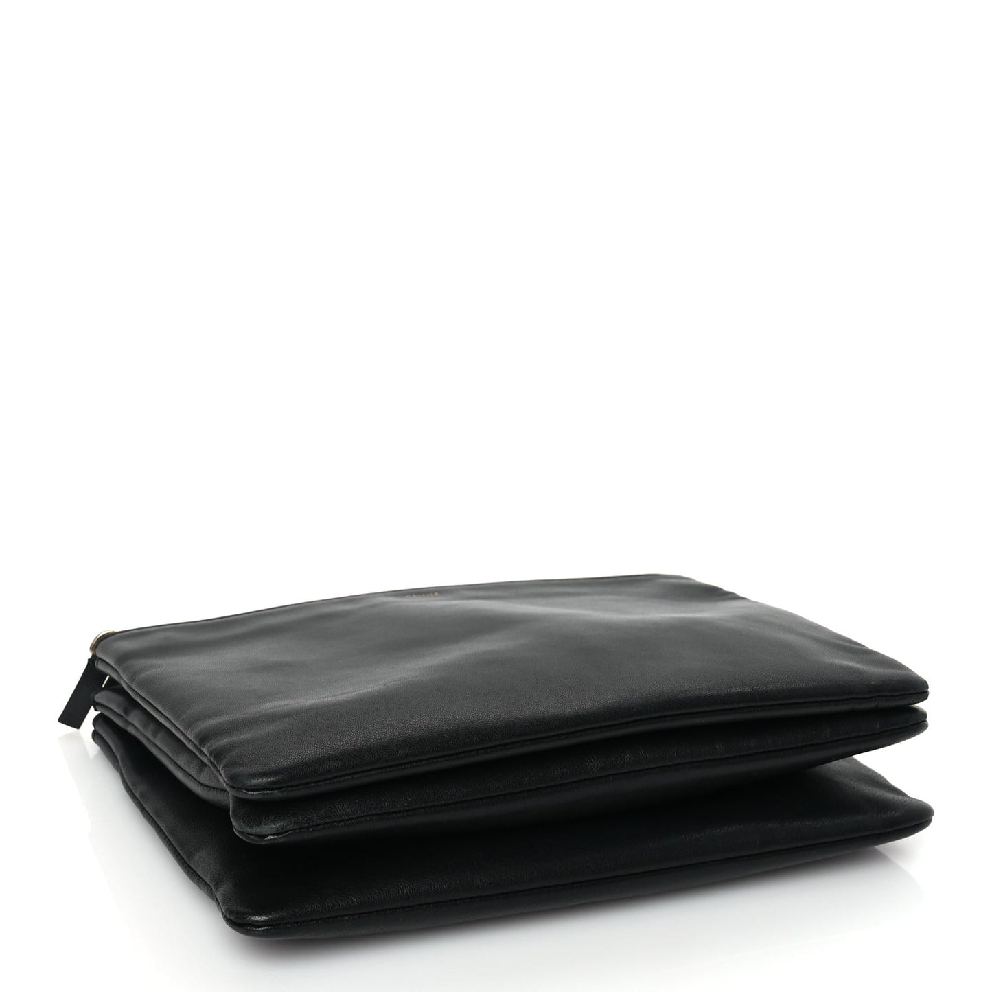 Lambskin Small Trio Crossbody Bag Black