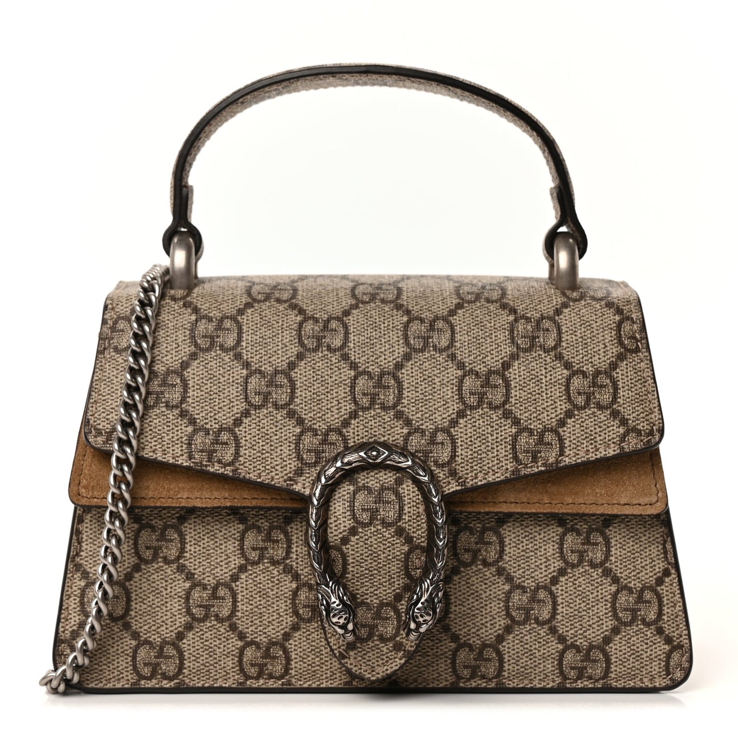 Supreme Monogram Mini Dionysus Top Handle Bag  Taupe