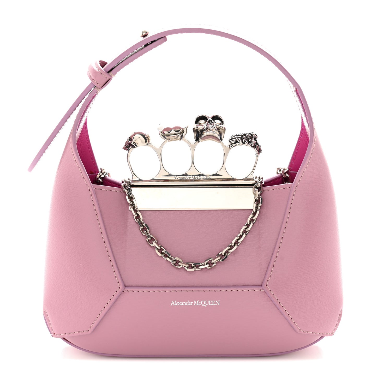 Calfskin Mini The Jeweled Hobo Antique Pink
