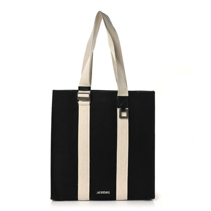 Jacquemus Cotton Canvas Le Cuerda Tote Black 1 of 7