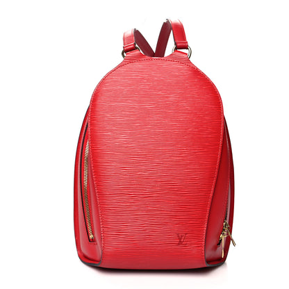 Louis Vuitton Epi Mabillon Backpack Castillan Red 1 of 14