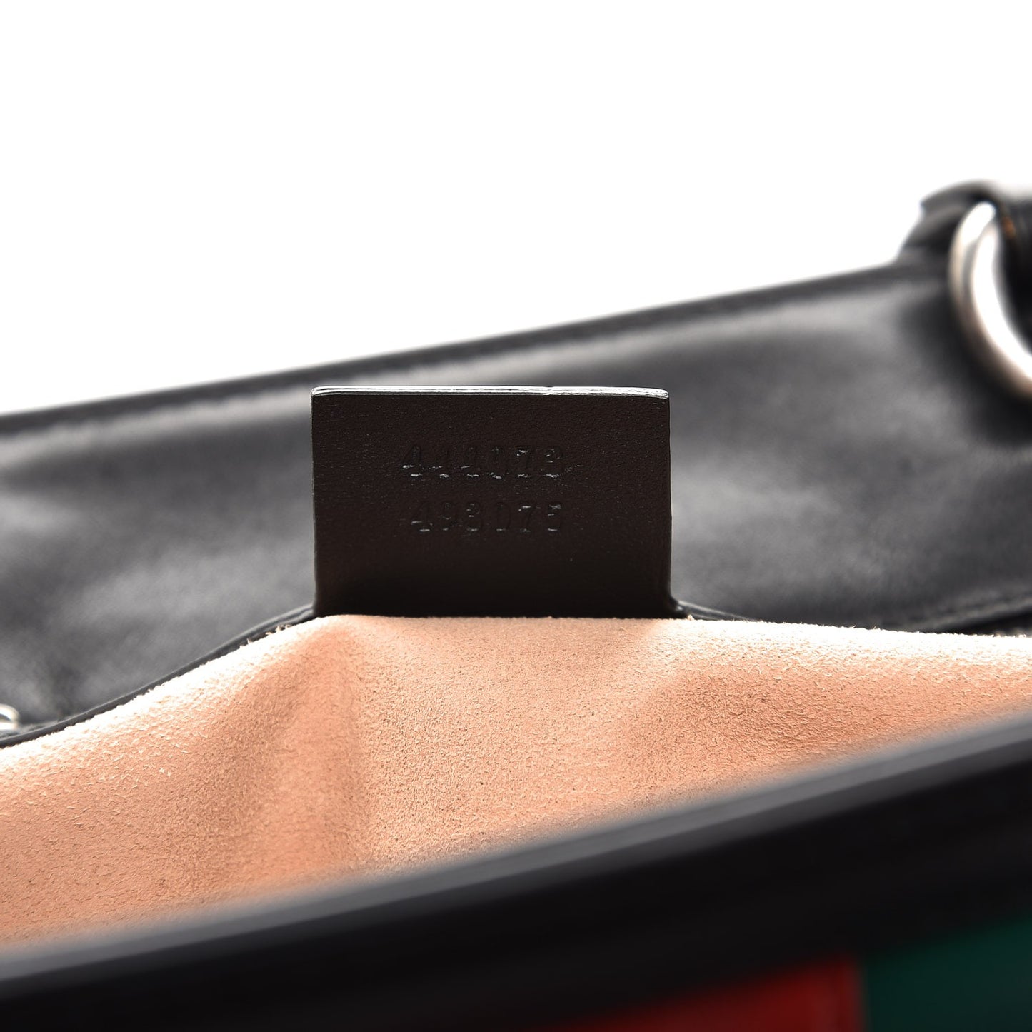 Calfskin Web Stripe Medium Dionysus Tote Bag Black