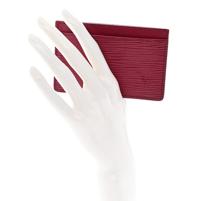 Louis Vuitton Epi Card Holder Fuchsia 2 of 9