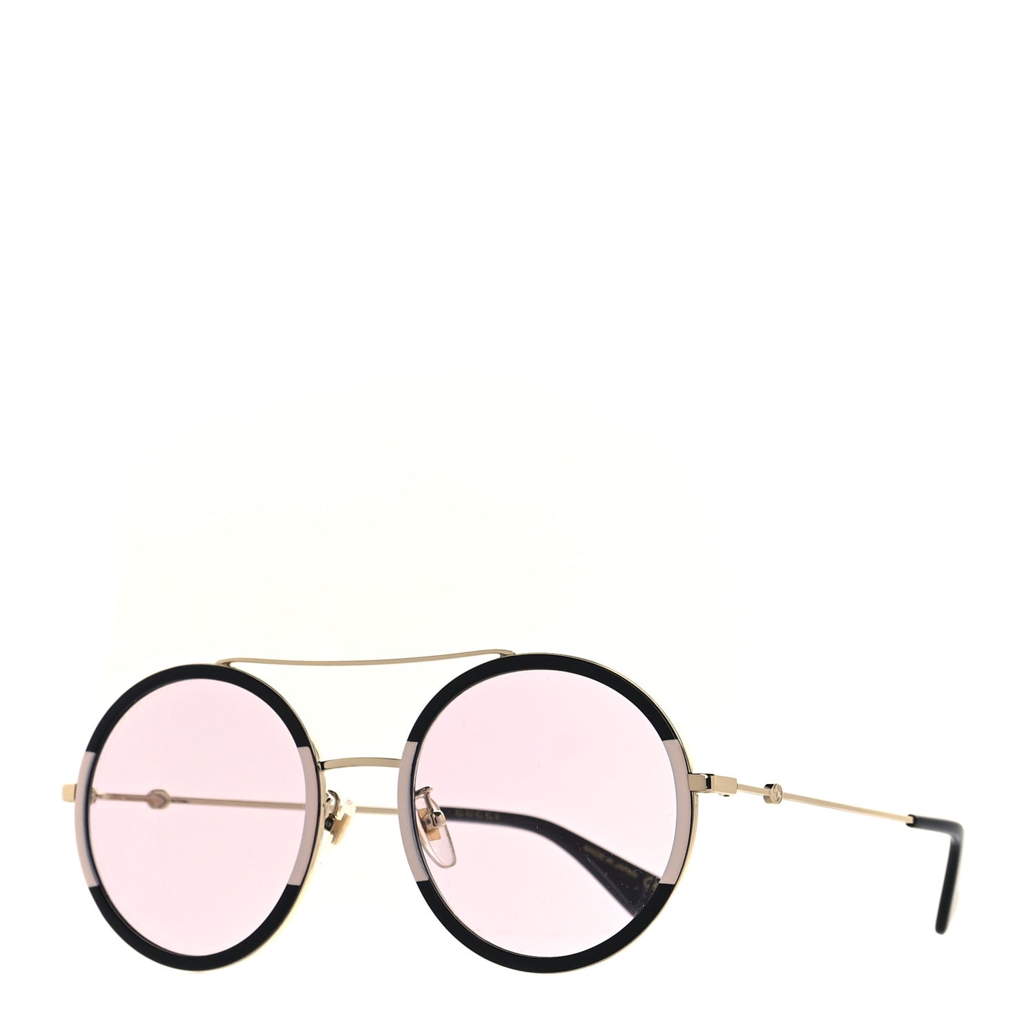 Round Frame Sunglasses Black
