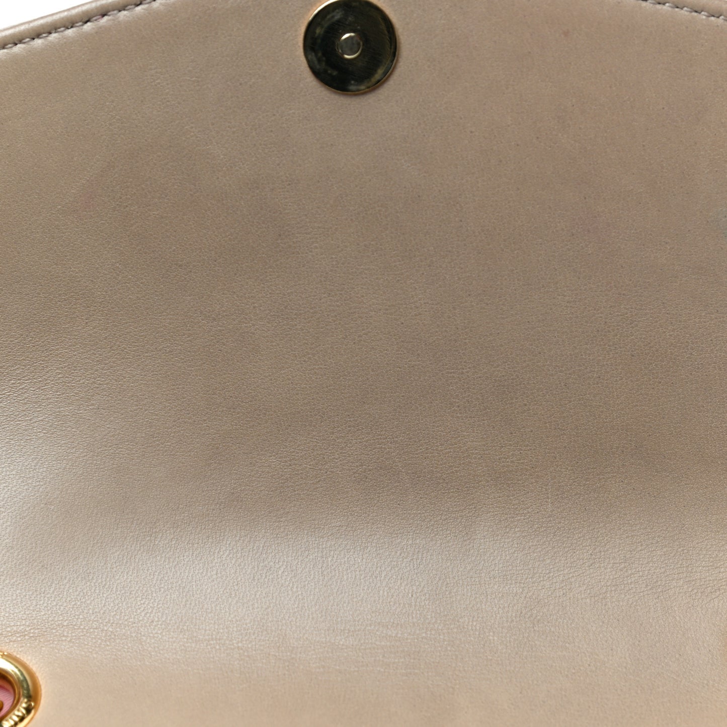 Lambskin Matelasse Chevron Monogram Small Sulpice Bag Sable Beige