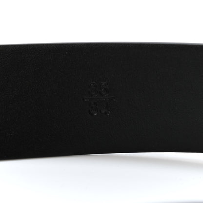 Chanel Calfskin Crystal CC Chain Belt 85 34 Black 4 of 5