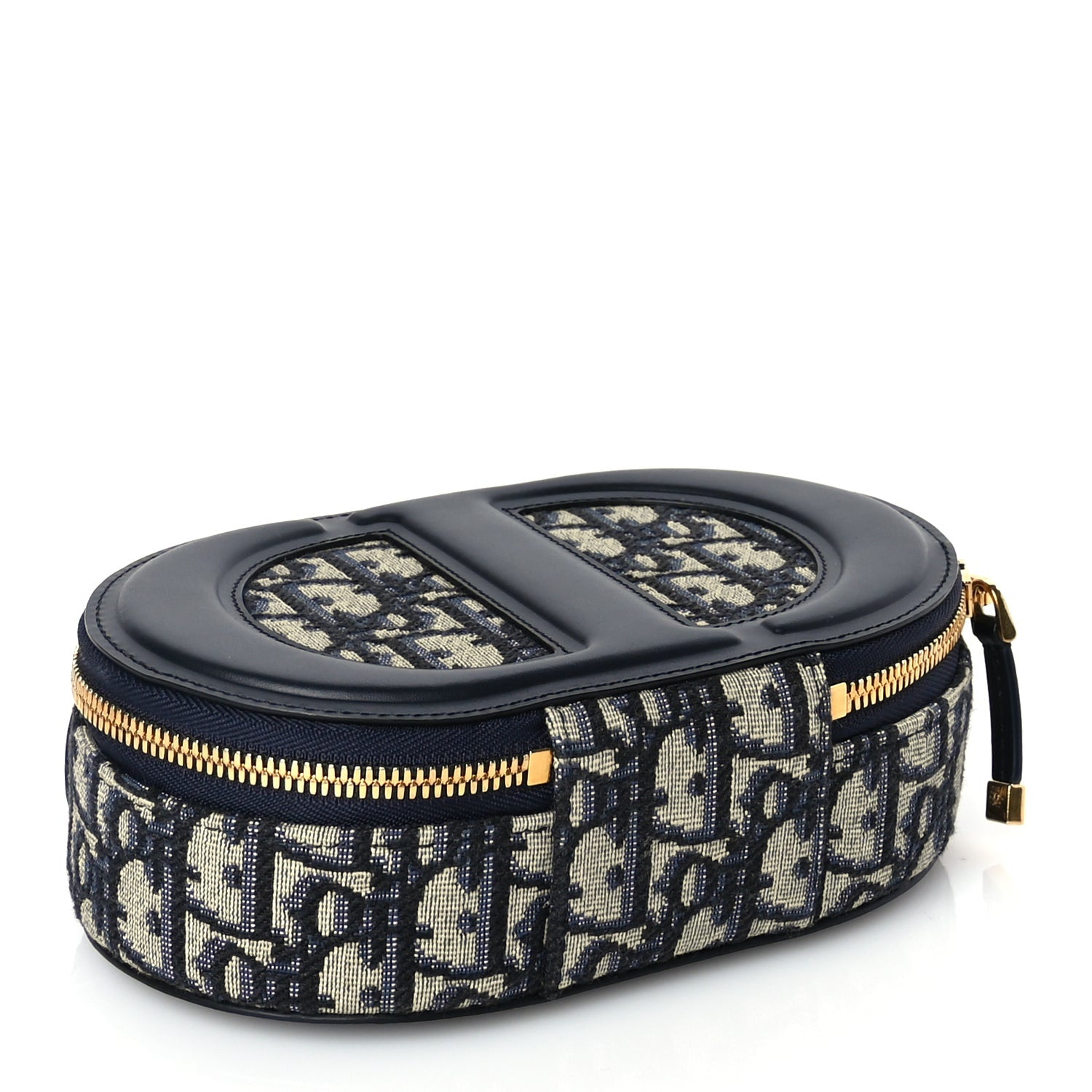 Christian Dior Oblique CD Signature Oval Crossbody Camera Bag Blue Multicolor Blue Multicolor 3 of 8