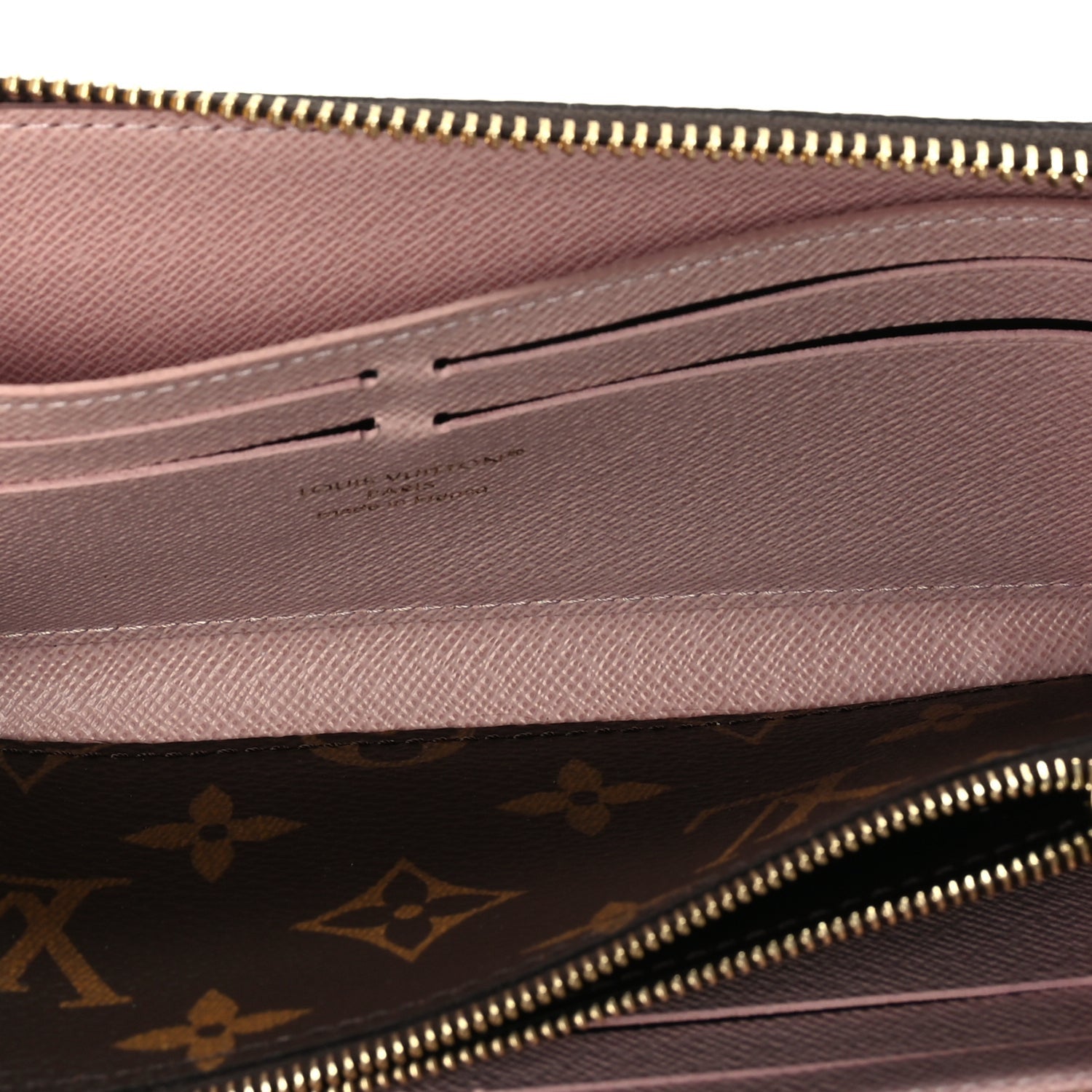 Louis Vuitton Monogram Clemence Wallet  Rose Ballerine 5 of 7