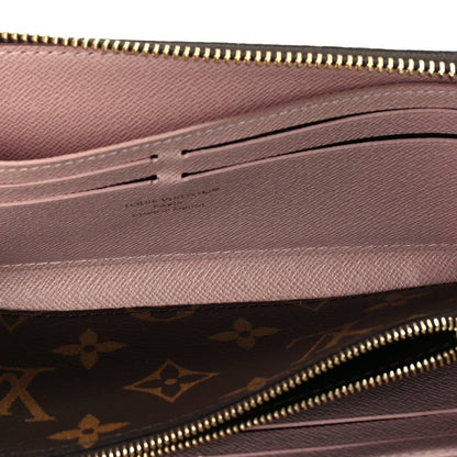 Louis Vuitton Monogram Clemence Wallet  Rose Ballerine 5 of 7
