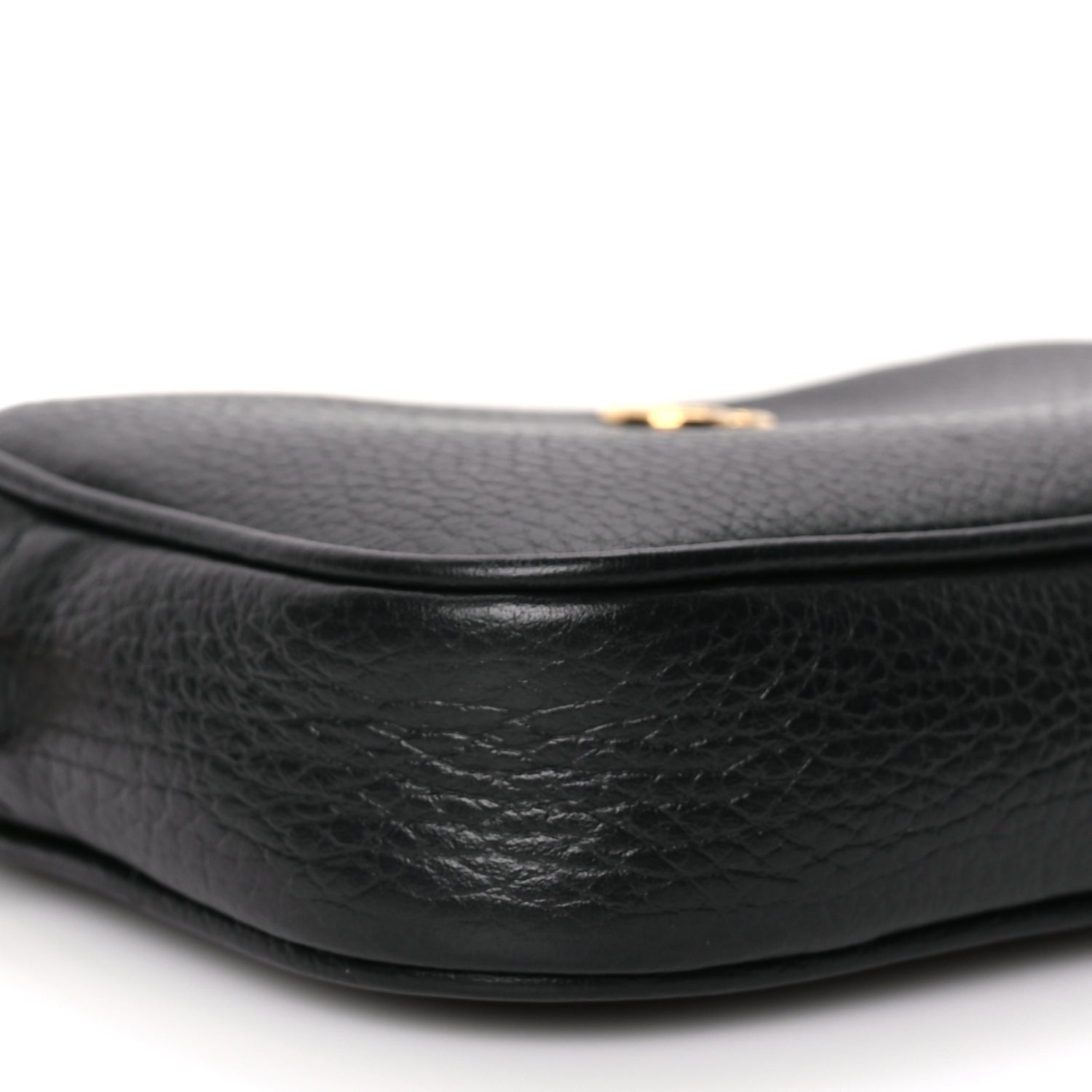 Gucci Dollar Calfskin Super Mini GG Marmont Chain Shoulder Bag Black 8 of 8