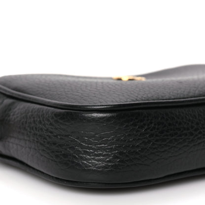 Gucci Dollar Calfskin Super Mini GG Marmont Chain Shoulder Bag Black 8 of 8