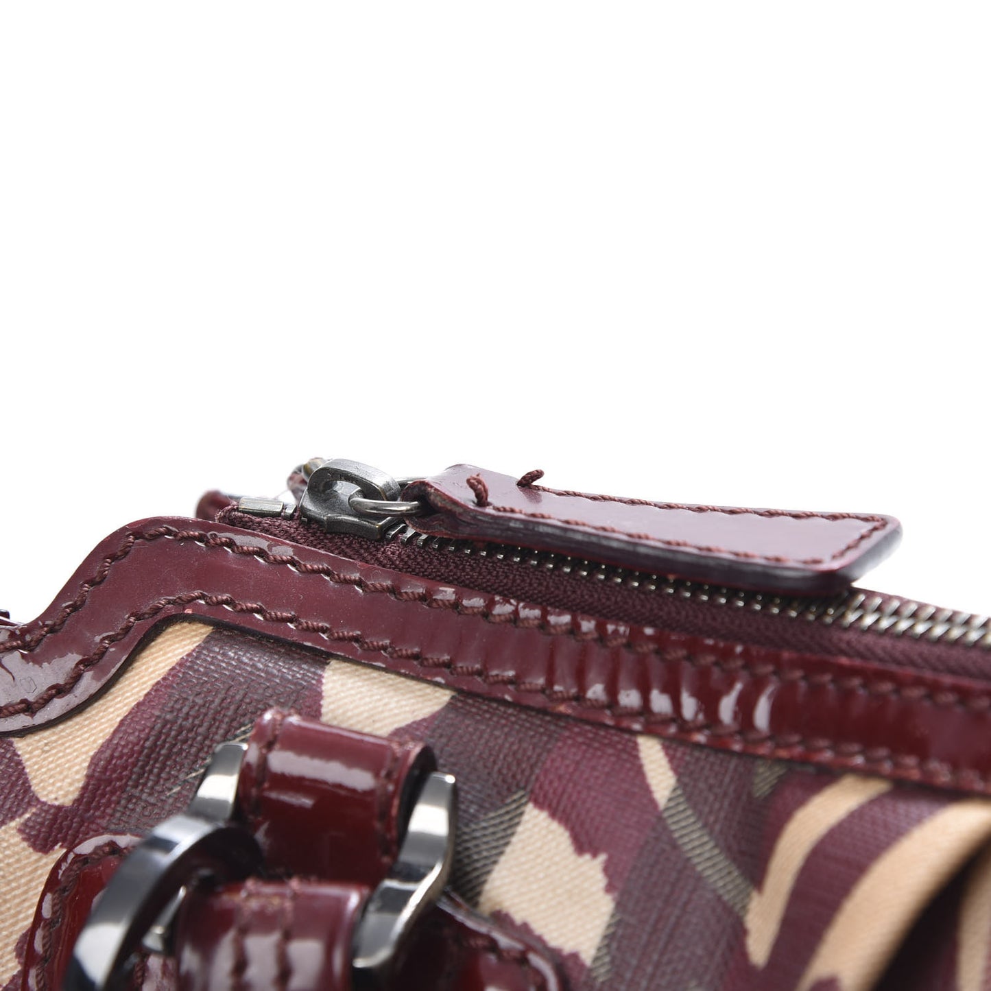 Nova Check Heart Print Pilgrim Satchel Berry