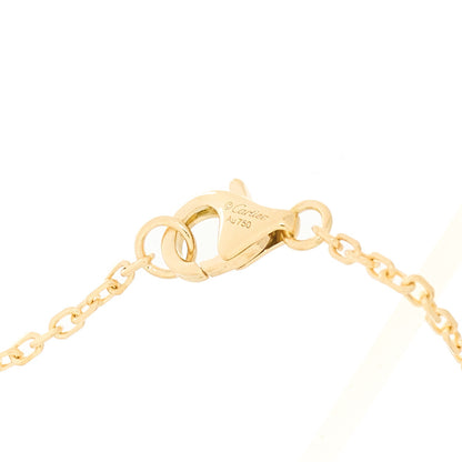 Cartier 18K Yellow Gold Diamond Pave Love Chain Bracelet 4 of 4