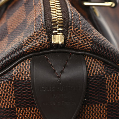 Louis Vuitton Damier Ebene Speedy 30 5 of 8