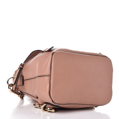 Chloe Suede Calfskin Mini Faye Backpack Nougat 4 of 12