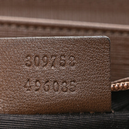 Gucci GG Supreme Monogram Nice Zip Around Wallet Maple Brown 7 of 8