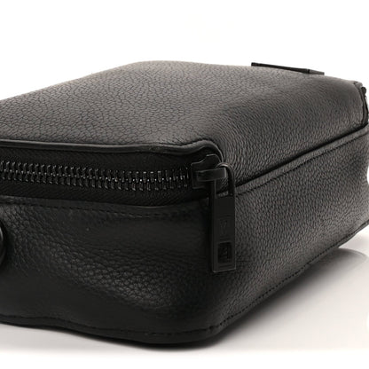Louis Vuitton Calfskin Aerogram Alpha Wearable Wallet Black 7 of 8