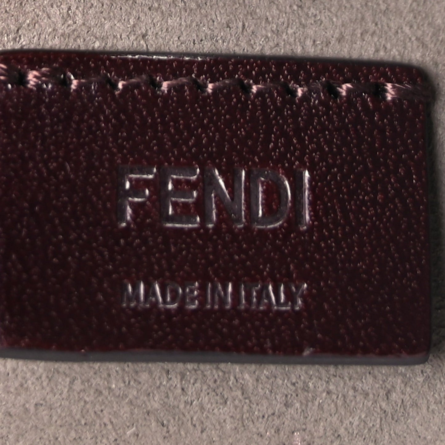 Cuoio Romano Logo Pouch  Grey