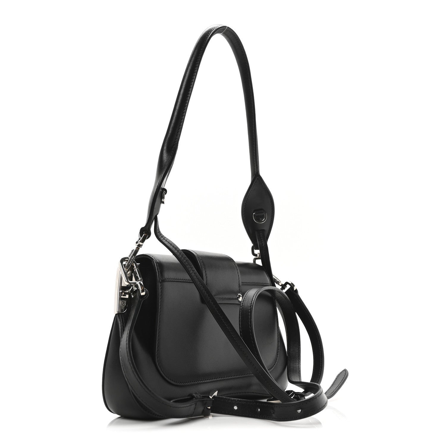 Prada City Calfskin Sidonie Shoulder Bag Black 3 of 7