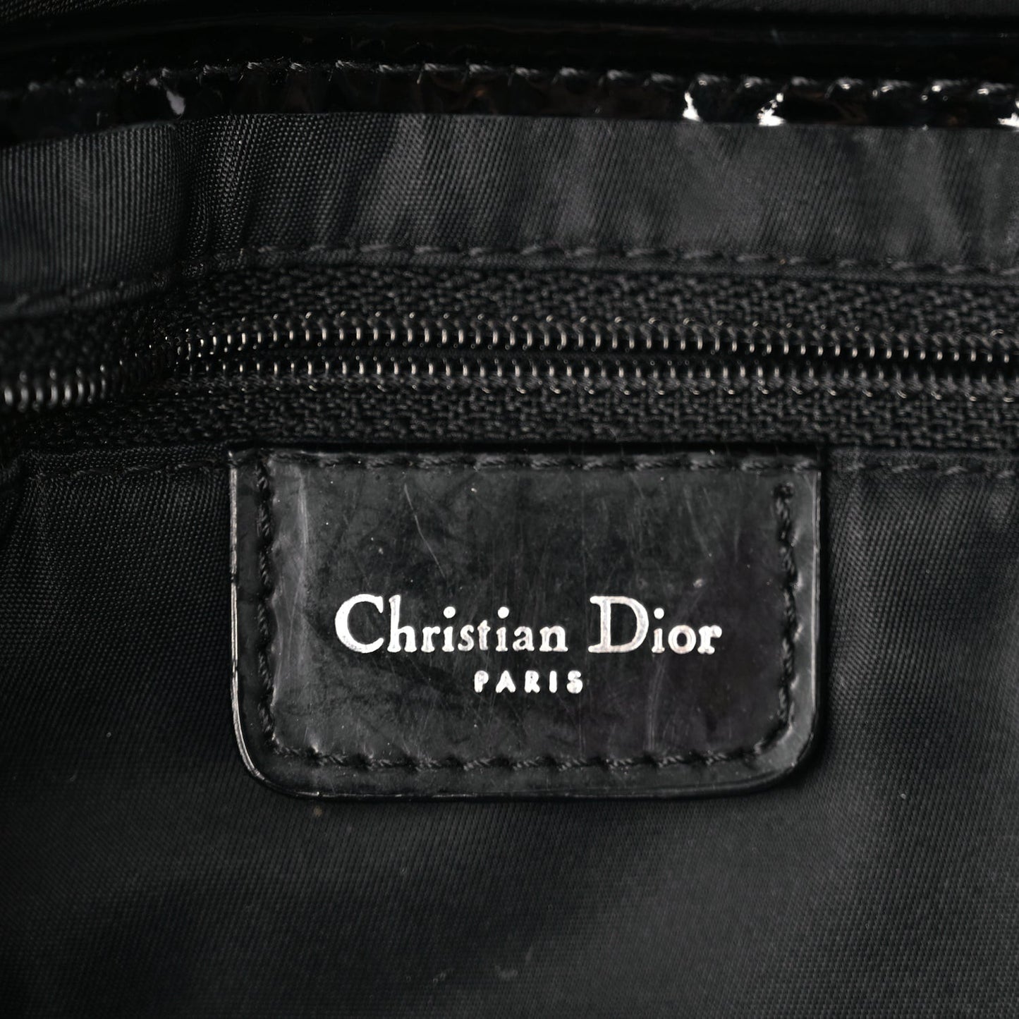 Nylon Saddle Bag Black