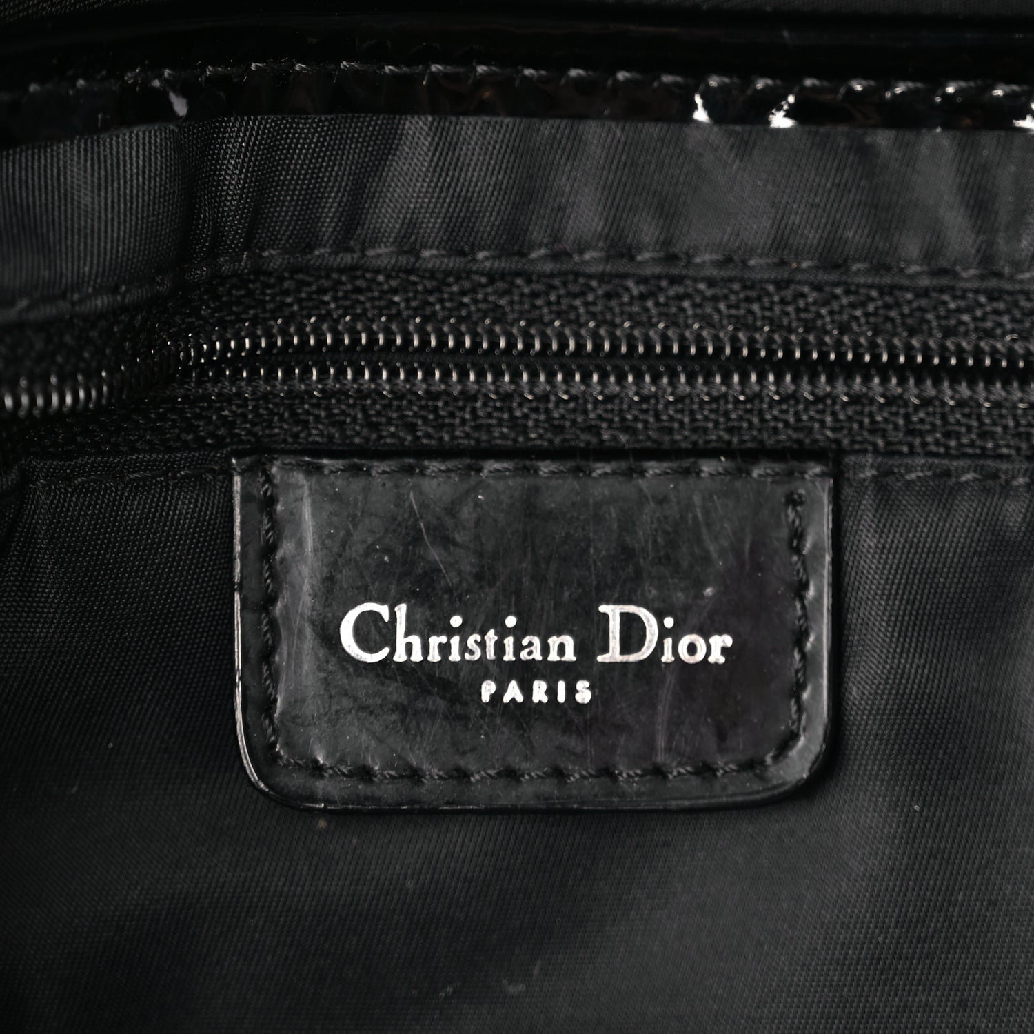 Christian Dior Nylon Saddle Bag Black 5 of 8