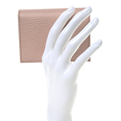 Gucci Dollar Calfskin GG Marmont Card Case Perfect Pink 2 of 7