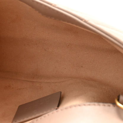 Gucci Calfskin Matelasse Super Mini GG Marmont Shoulder Bag Porcelain Rose 4 of 9