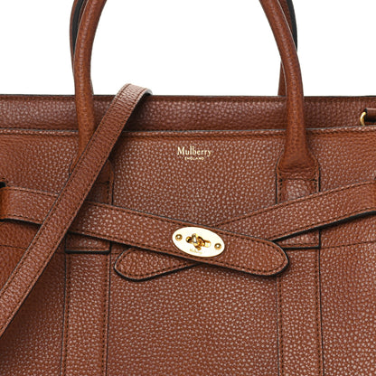 Mulberry Small Classic Grain Zipped Bayswater Tan 6 of 8