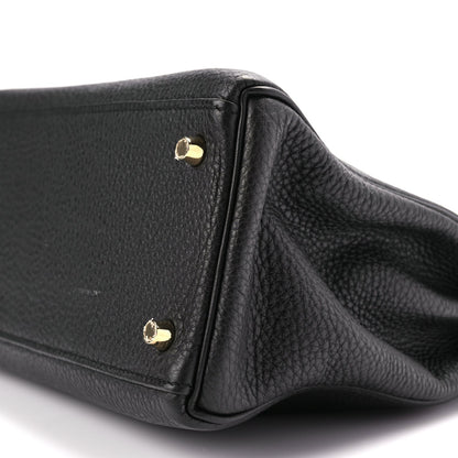 Hermes Togo Kelly Retourne 28 Black 8 of 8