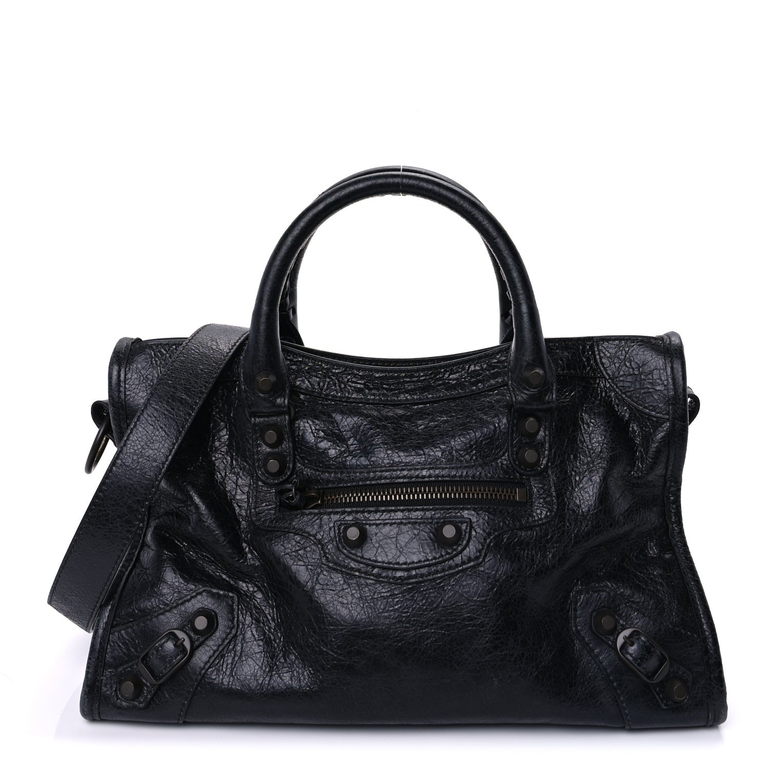 Balenciaga Agneau Arena Classic Hardware Small Le City  Black 1 of 7