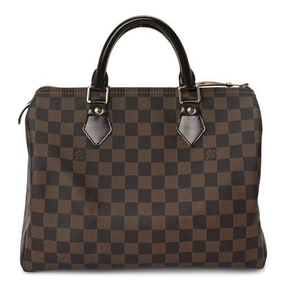 Louis Vuitton Damier Ebene Speedy 30 2 of 9