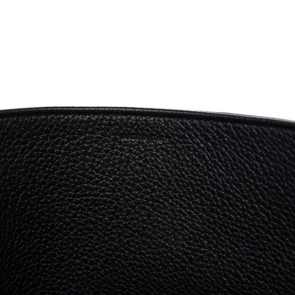 Celine Soft Grained Calfskin Medium Bucket Bag Black 9 of 9