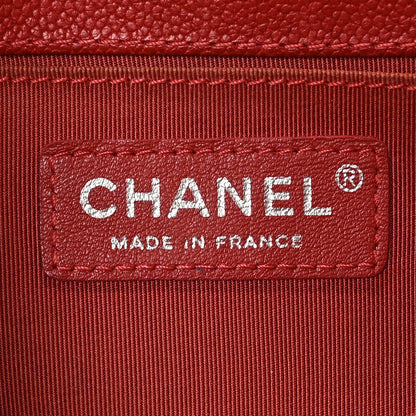 Chanel Caviar Quilted Small Boy Flap Dark Red 6 of 10