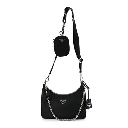 Prada Nylon Re-Edition 2005 Shoulder Bag Black 1 of 8