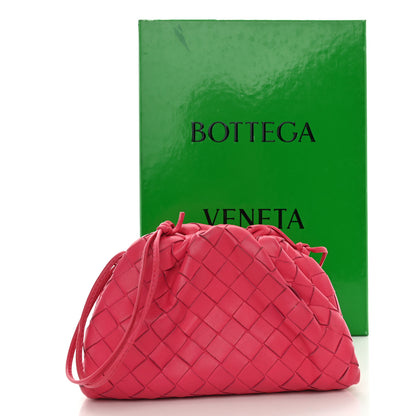 Bottega Veneta Nappa Intrecciato The Mini Pouch Rosa Shock 12 of 12