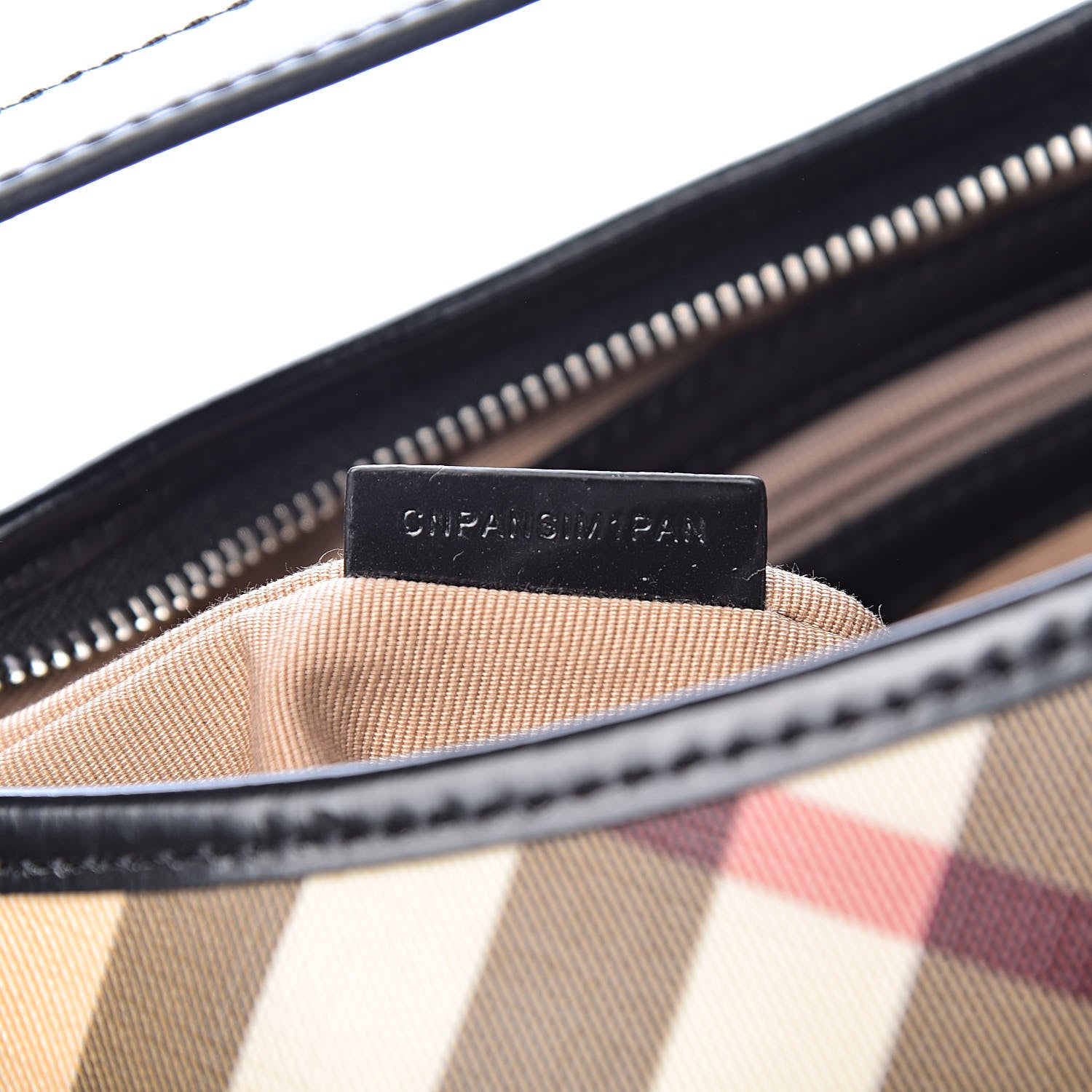 Burberry Nova Check Shoulder Bag Black 7 of 10