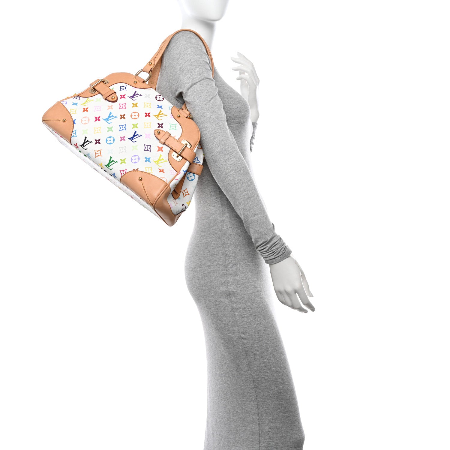 Louis Vuitton Monogram Multicolor Claudia White 2 of 9